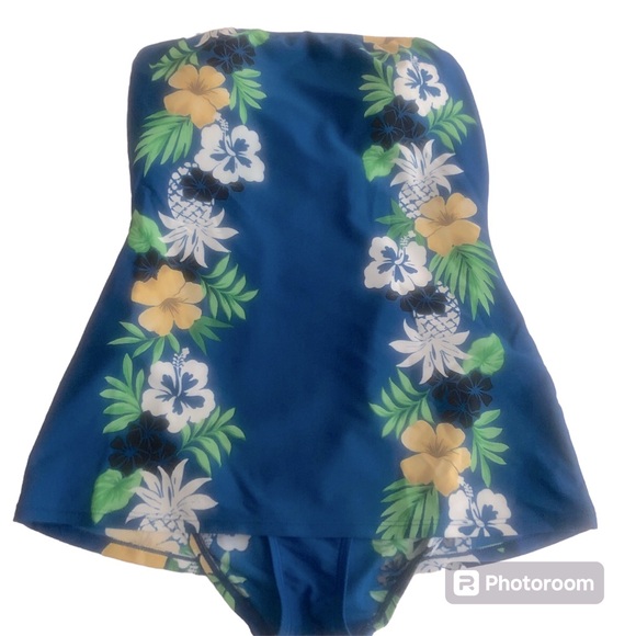 Anne Cole Collection Bandeau Bathing Suit - Picture 1 of 14
